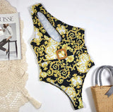 Hollow Out One piece Swimsuit