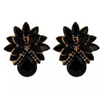 Flower design earrings