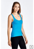Women Fitted Active top with back detail