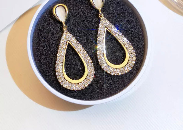 Elegant Rhinestone Earrings