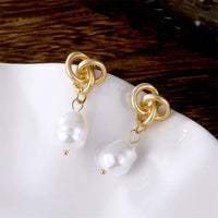 Pearl Long Earrings