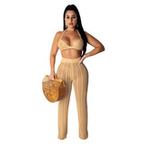 Fishnet Knitted Two Piece Set