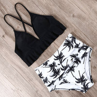 Women High Waist Bikinis Set